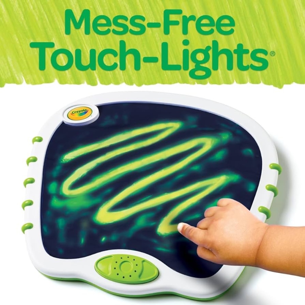 Crayola Touch Lights, Musical Doodle Board, Multi Sensory Light Up Toy, Gift for